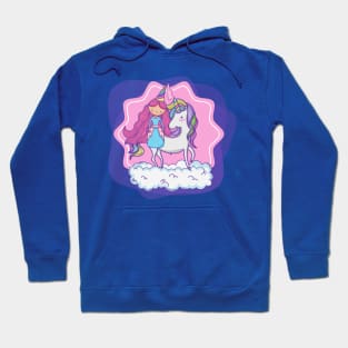 Little princess and unicorn Hoodie